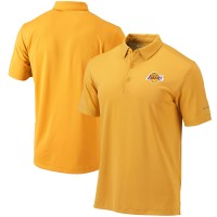 Поло Los Angeles Lakers Columbia Omni-Wick Drive - Gold