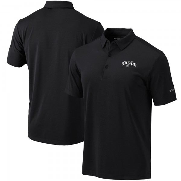 Поло San Antonio Spurs Columbia Logo Omni-Wick Drive - Black