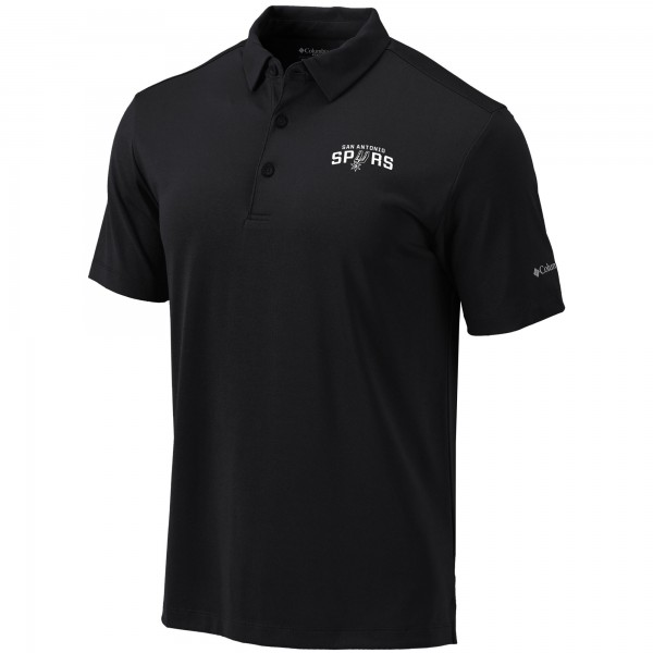 Поло San Antonio Spurs Columbia Logo Omni-Wick Drive - Black