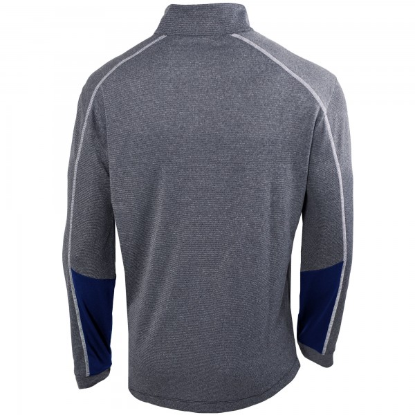 Кофта на короткой молнии Indiana Pacers Columbia Omni-Wick Shotgun 2.0 - Heathered Gray/Navy