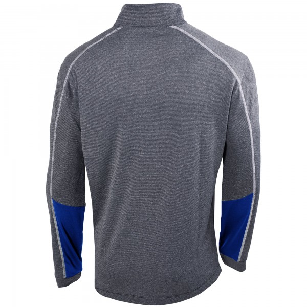 Кофта на короткой молнии New York Knicks Columbia Omni-Wick Shotgun 2.0 - Heathered Gray/Blue