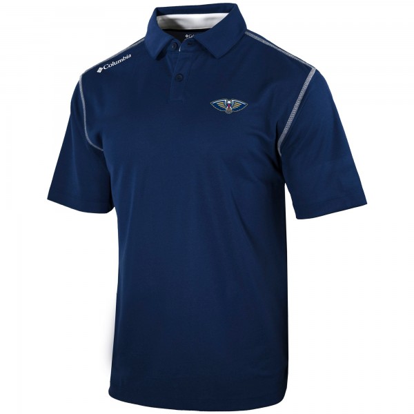 Поло New Orleans Pelicans Columbia Omni-Wick Shotgun - Navy