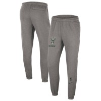 Спортивные штаны Milwaukee Bucks Nike 2022/23 City Edition Courtside Brushed Fleece - Heather Charcoal