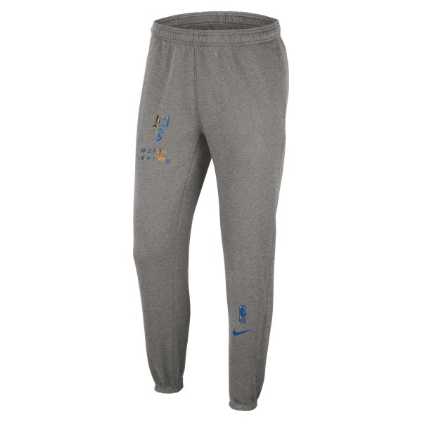 Спортивные штаны Brooklyn Nets Nike 2022/23 City Edition Courtside Brushed Fleece - Heather Charcoal
