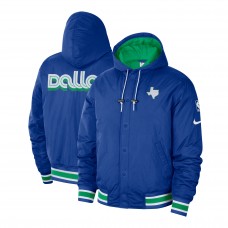 Куртка Dallas Mavericks Nike 2022/23 City Edition Courtside Bomber - Blue/Green