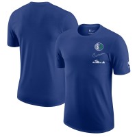 Футболка Dallas Mavericks Nike 2022/23 City Edition Courtside Max90 Vintage Wash - Royal