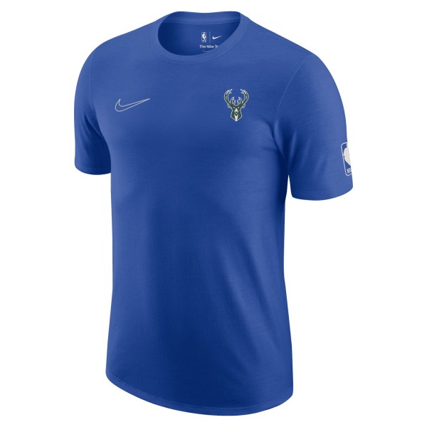 Футболка Milwaukee Bucks Nike 2022/23 City Edition Courtside Max90 Backer Relaxed Fit - Royal
