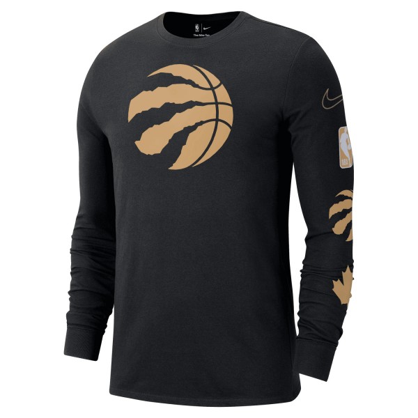 Футболка с длинным рукавом Toronto Raptors Nike 2022/23 City Edition Essential Expressive - Black