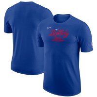 Футболка Philadelphia 76ers Nike 2022/23 City Edition Essential Warmup - Blue