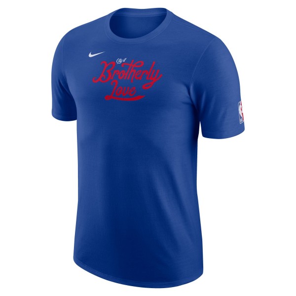 Футболка Philadelphia 76ers Nike 2022/23 City Edition Essential Warmup - Blue