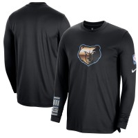 Футболка с длинным рукавом Memphis Grizzlies Nike 2022/23 City Edition Pregame Warmup Shooting - Black