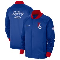 Кофта на молнии Philadelphia 76ers Nike 2022/23 City Edition Showtime Thermaflex - Blue