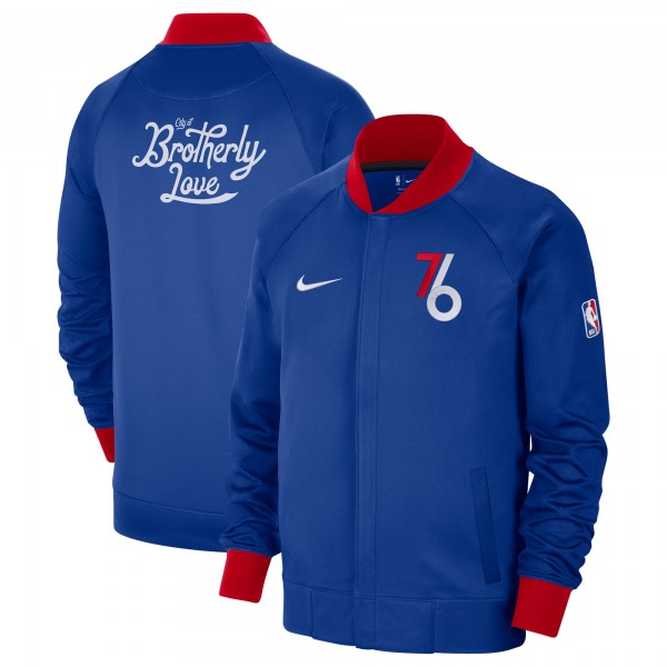 Кофта на молнии Philadelphia 76ers Nike 2022/23 City Edition Showtime Thermaflex - Blue