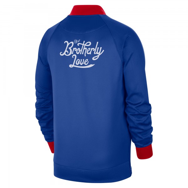 Кофта на молнии Philadelphia 76ers Nike 2022/23 City Edition Showtime Thermaflex - Blue