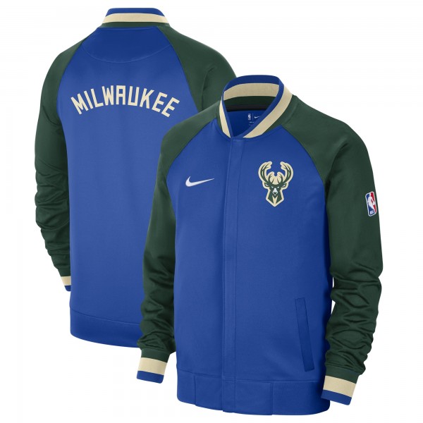 Кофта на молнии Milwaukee Bucks Nike 2022/23 City Edition Showtime Thermaflex - Royal