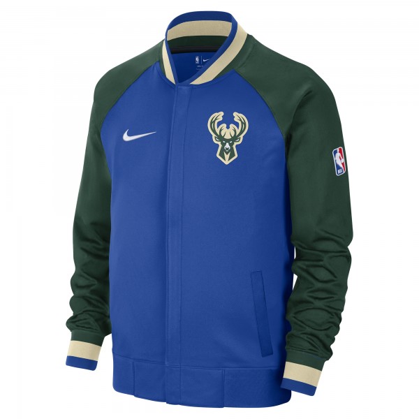 Кофта на молнии Milwaukee Bucks Nike 2022/23 City Edition Showtime Thermaflex - Royal