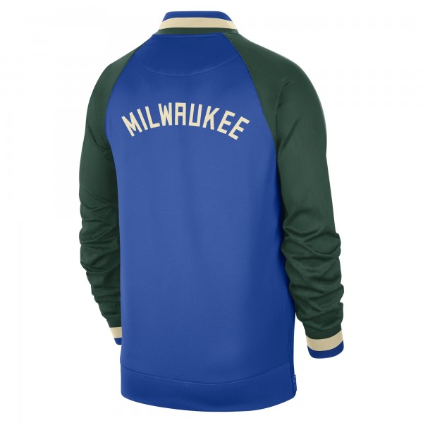 Кофта на молнии Milwaukee Bucks Nike 2022/23 City Edition Showtime Thermaflex - Royal