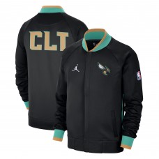 Кофта на молнии Charlotte Hornets Jordan Brand 2022/23 City Edition Showtime Thermaflex - Black