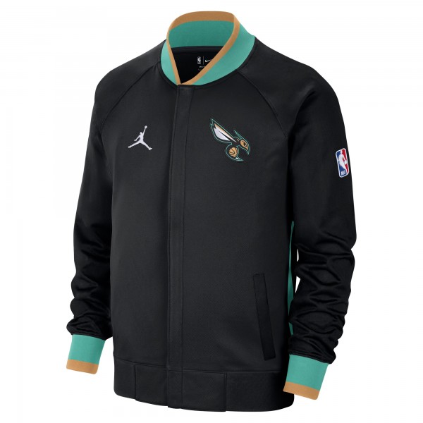Кофта на молнии Charlotte Hornets Jordan Brand 2022/23 City Edition Showtime Thermaflex - Black
