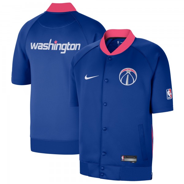 Футболка на кнопках Washington Wizards Nike 2022/23 City Edition Showtime Raglan - Navy