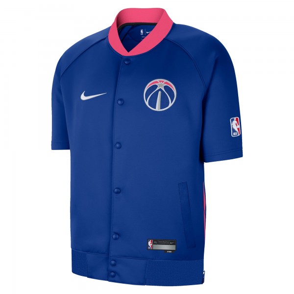 Футболка на кнопках Washington Wizards Nike 2022/23 City Edition Showtime Raglan - Navy