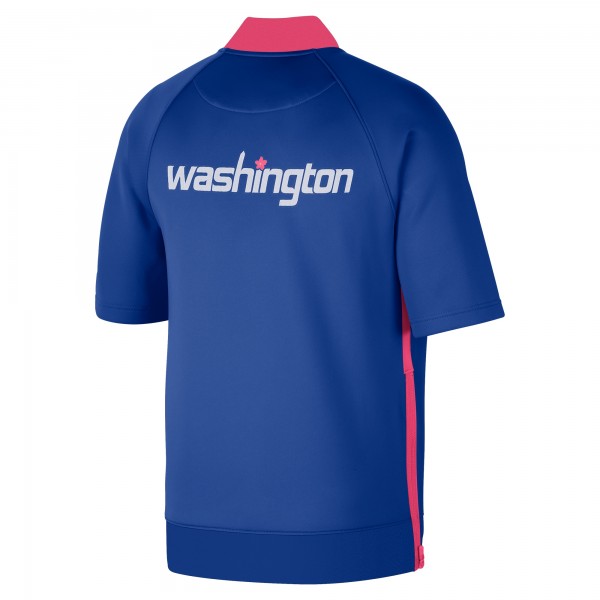 Футболка на кнопках Washington Wizards Nike 2022/23 City Edition Showtime Raglan - Navy