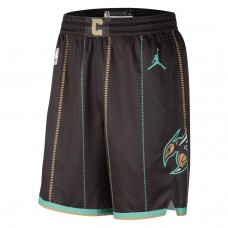 Charlotte Hornets Jordan Brand 2022/23 City Edition Swingman Shorts - Black