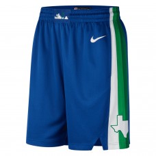 Dallas Mavericks Nike 2022/23 City Edition Swingman Shorts - Blue