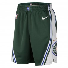 Detroit Pistons Nike 2022/23 City Edition Swingman Shorts - Green