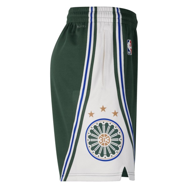 Шорты Detroit Pistons Nike 2022/23 City Edition Swingman - Green
