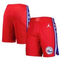 Шорты Philadelphia 76ers Jordan Brand 2022/2023 Statement Edition Swingman Performance - Red