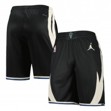 Milwaukee Bucks Jordan Brand 2022/2023 Statement Edition Swingman Performance Shorts - Black