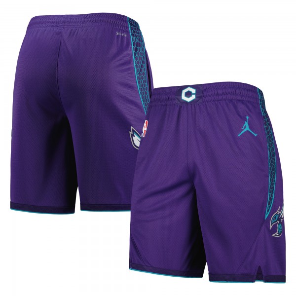 Шорты Charlotte Hornets Jordan Brand 2022/2023 Statement Edition Swingman Performance - Purple