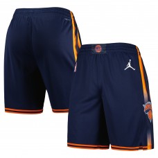 New York Knicks Jordan Brand 2022/2023 Statement Edition Swingman Performance Shorts - Navy