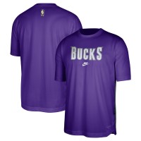 Футболка Milwaukee Bucks Nike Hardwood Classics Pregame Warmup Shooting Performance - Purple