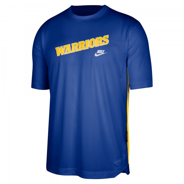 Футболка Golden State Warriors Nike Hardwood Classics Pregame Warmup Shooting Performance - Royal