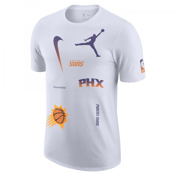 Футболка Phoenix Suns Jordan Brand Courtside Statement Edition Max90 - White