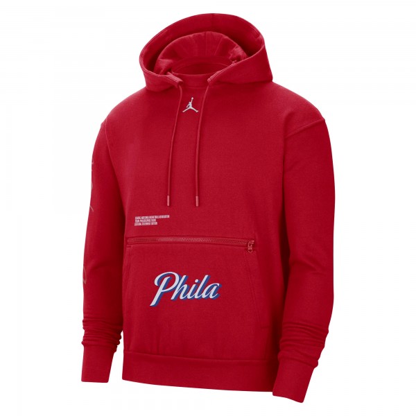 Толстовка Philadelphia 76ers Jordan Brand Courtside Statement Edition - Red