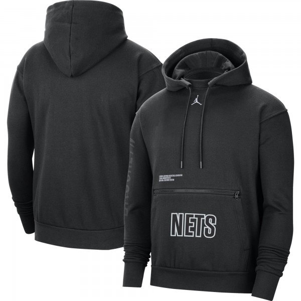 Толстовка Brooklyn Nets Jordan Brand Courtside Statement Edition - Black