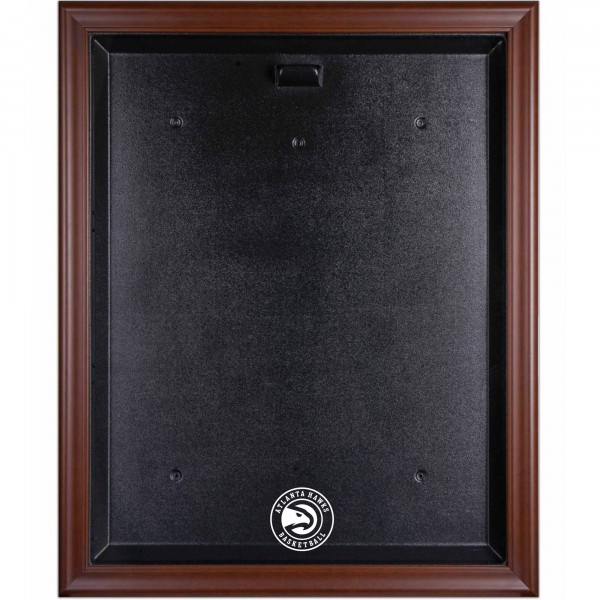 Atlanta Hawks Fanatics Authentic Brown Framed Logo Jersey Display Case