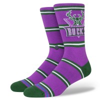 Носки Milwaukee Bucks Stance Hardwood Classics Stripes Crew