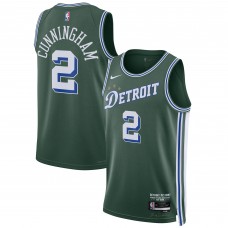 Игровая форма Cade Cunningham Detroit Pistons Nike Unisex 2022/23 Swingman - City Edition - Green