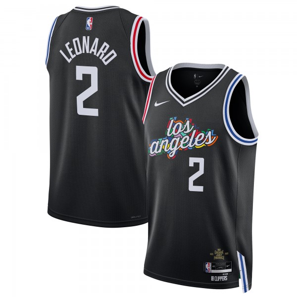 Игровая форма  Kawhi Leonard LA Clippers Nike Unisex 2022/23 Swingman - City Edition - Black