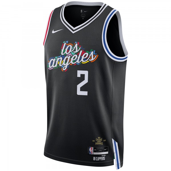 Игровая форма  Kawhi Leonard LA Clippers Nike Unisex 2022/23 Swingman - City Edition - Black