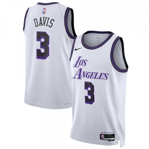 Игровая форма  Anthony Davis Los Angeles Lakers Nike Unisex 2022/23 Swingman - City Edition - White