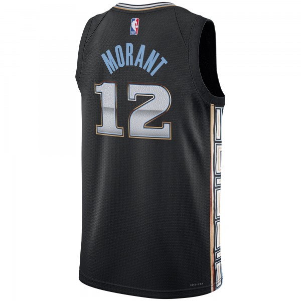 Игровая форма  Ja Morant Memphis Grizzlies Nike Unisex 2022/23 Swingman - City Edition - Black