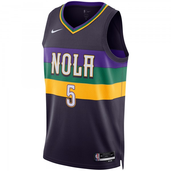 Игровая форма  Herbert Jones New Orleans Pelicans Nike Unisex 2022/23 Swingman - City Edition - Purple