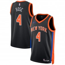 Derrick Rose New York Knicks Nike Unisex 2022/23 Swingman Jersey - City Edition - Black