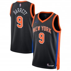Игровая форма  RJ Barrett New York Knicks Nike Unisex 2022/23 Swingman - City Edition - Black