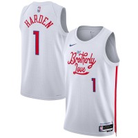 Игровая форма  James Harden Philadelphia 76ers Nike Unisex 2022/23 Swingman - City Edition - White